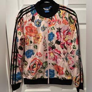 adidas RARE x Farm Rio Trefoil Floral Track Bomber Jacket